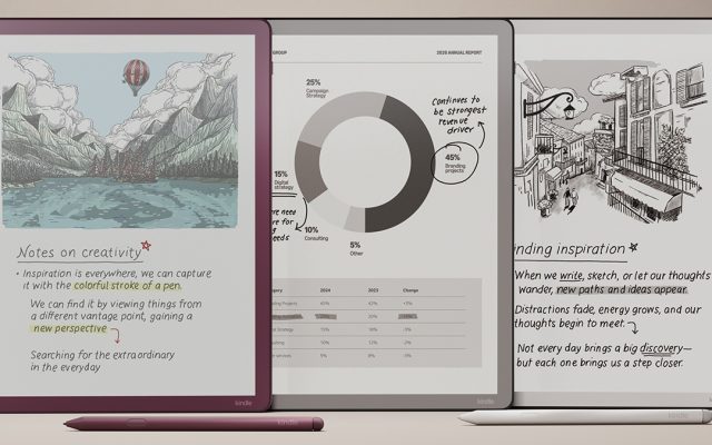 Amazon enrichit sa gamme Kindle avec le nouveau Kindle Scribe Colorsoft