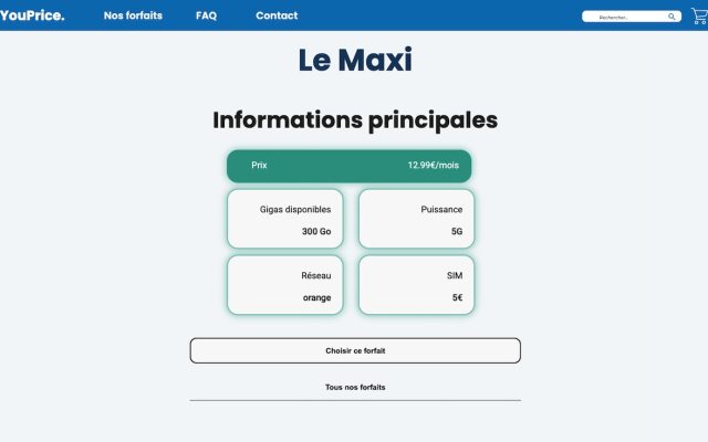 Un forfait mobile attractif de 300 Go à petit prix chez YouPrice