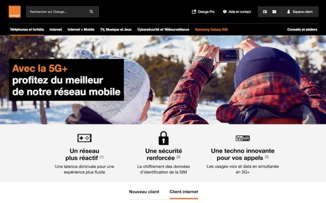 Série Spéciale 120 Go 5G : l&rsquo;offre mobile d&rsquo;Orange à tarif réduit