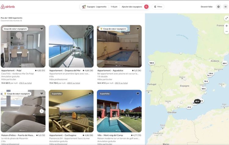 Airbnb élargit son application pour gérer hôtels, courses et voitures