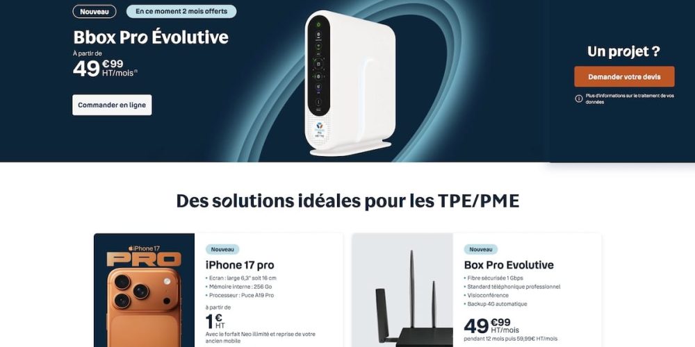 Bouygues Telecom face à une fuite de données dans son service SAV fibre