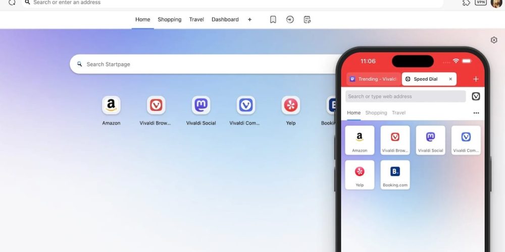 Découverte de la refonte visuelle inédite du navigateur Vivaldi sans IA