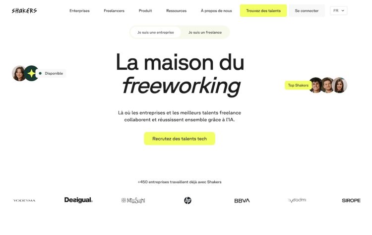 Shakers, la plateforme espagnole pour freelances qui veut conquérir le marché français : nouvel acteur du freelancing tech