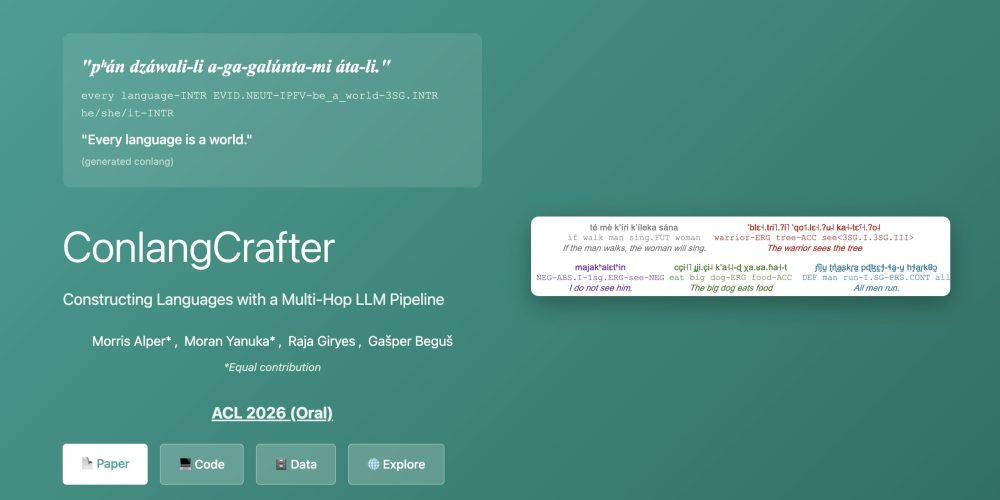 Création de langues avec ConlangCrafter : un outil pour l’invention linguistique