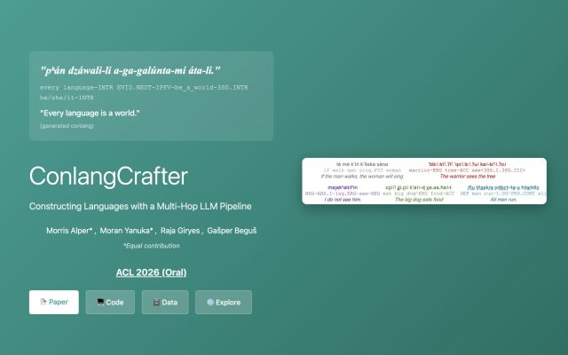 Création de langues avec ConlangCrafter : un outil pour l&rsquo;invention linguistique