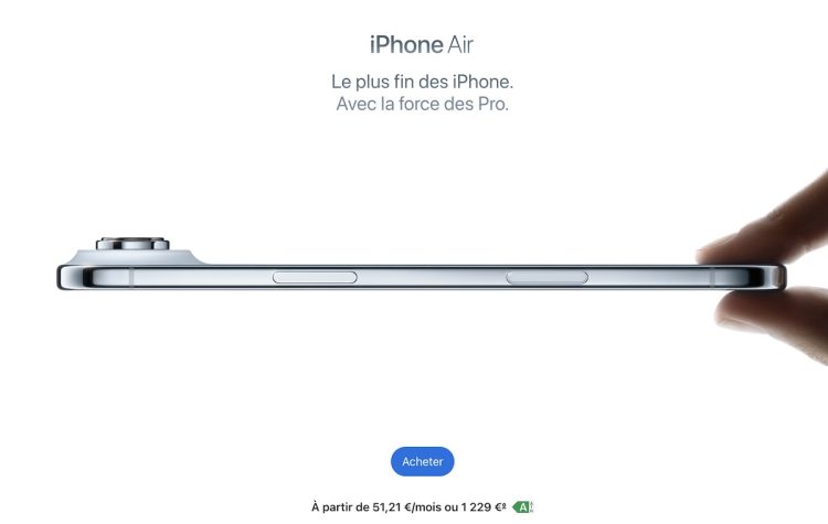 Les nouvelles fonctionnalités prévues pour l’iPhone Air 2 d’Apple en 2027